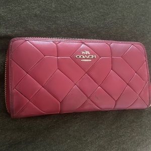 Red Coach wallet